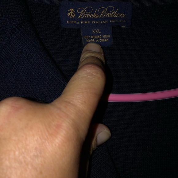 Brooks Brothers 100% Italiano Merino wool sweater - Picture 3 of 5